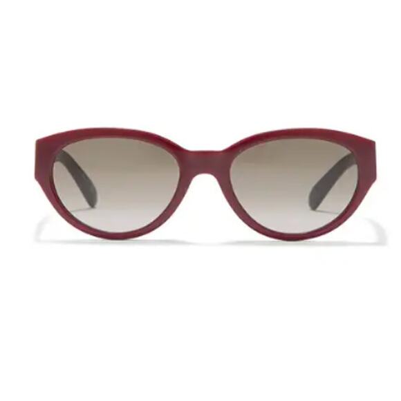 Givenchy 52mm Oval Sunglasses burgundy